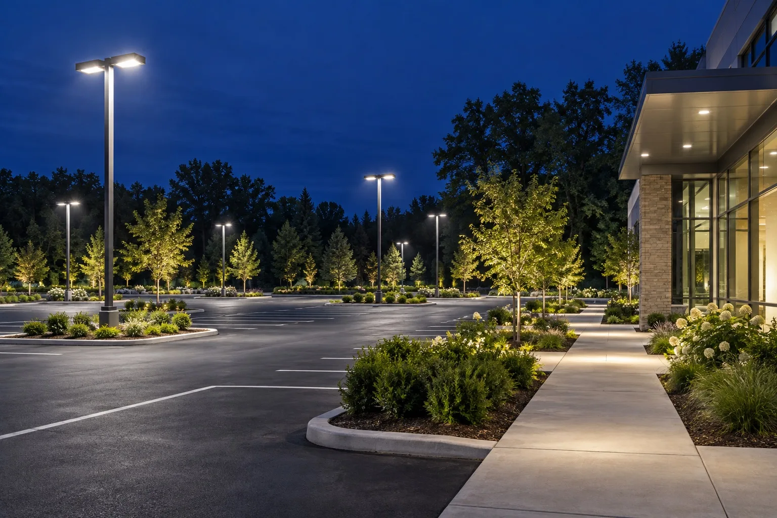 Dış mekân ve otopark aydınlatması